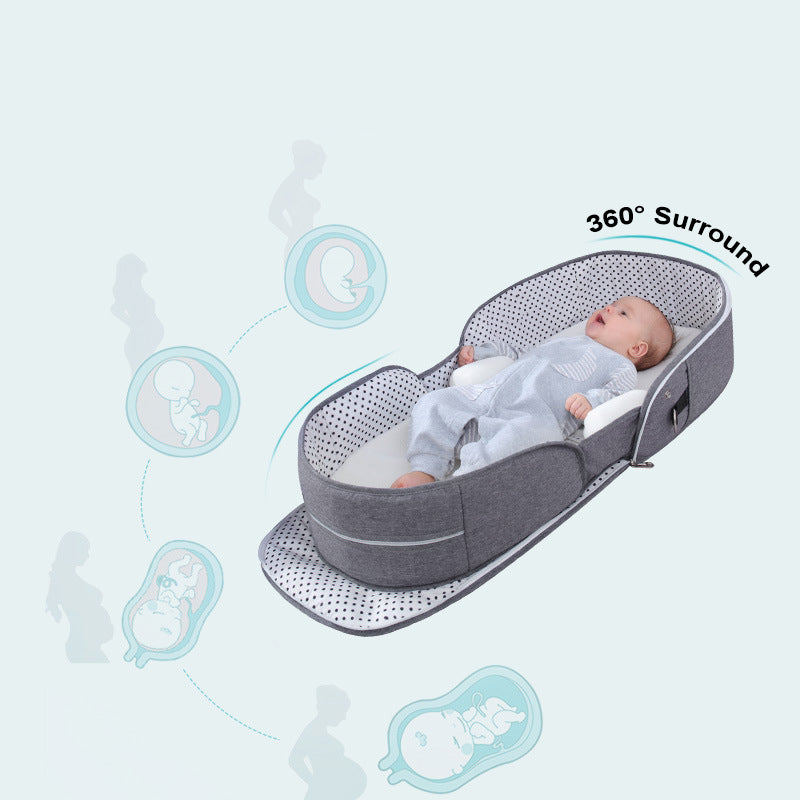 Cama Nido de Viaje Multifunción