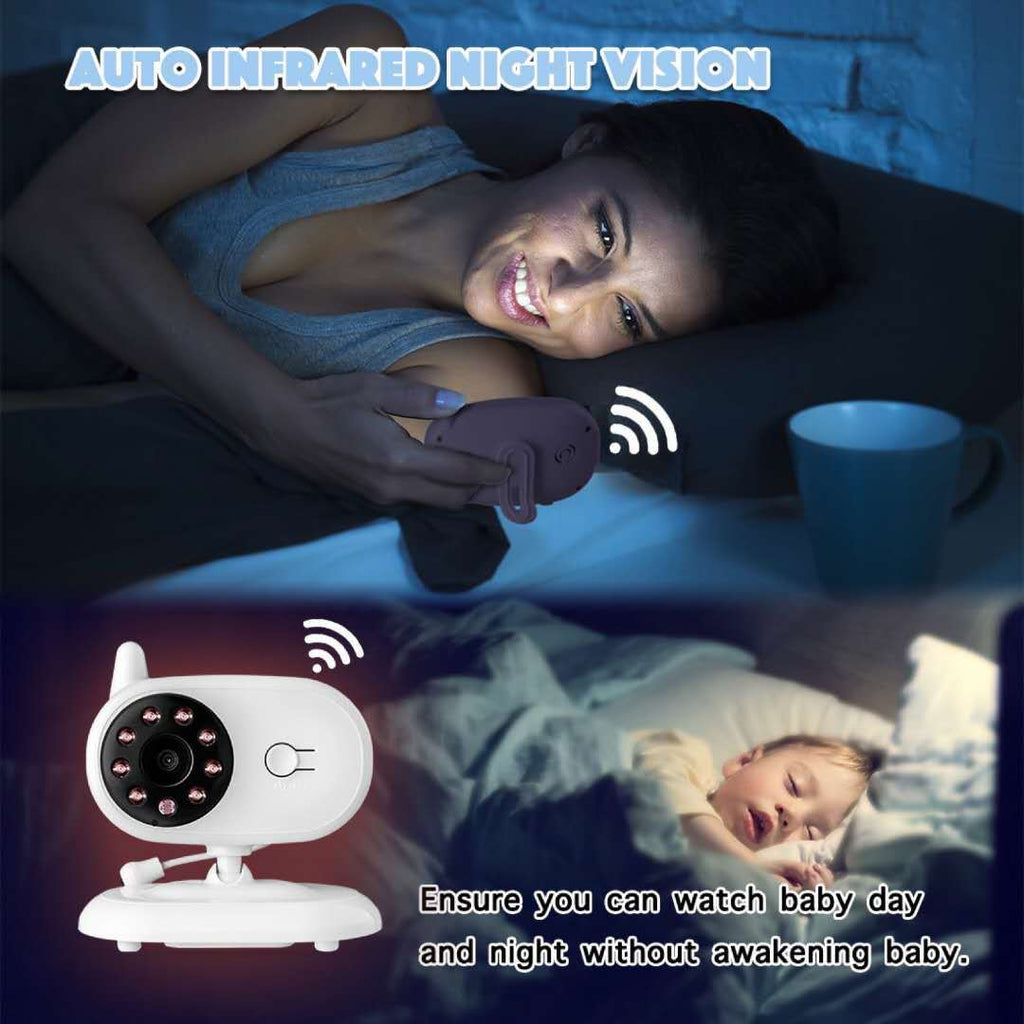 Monitor de Vídeo Inalámbrico para Bebés (3.5")