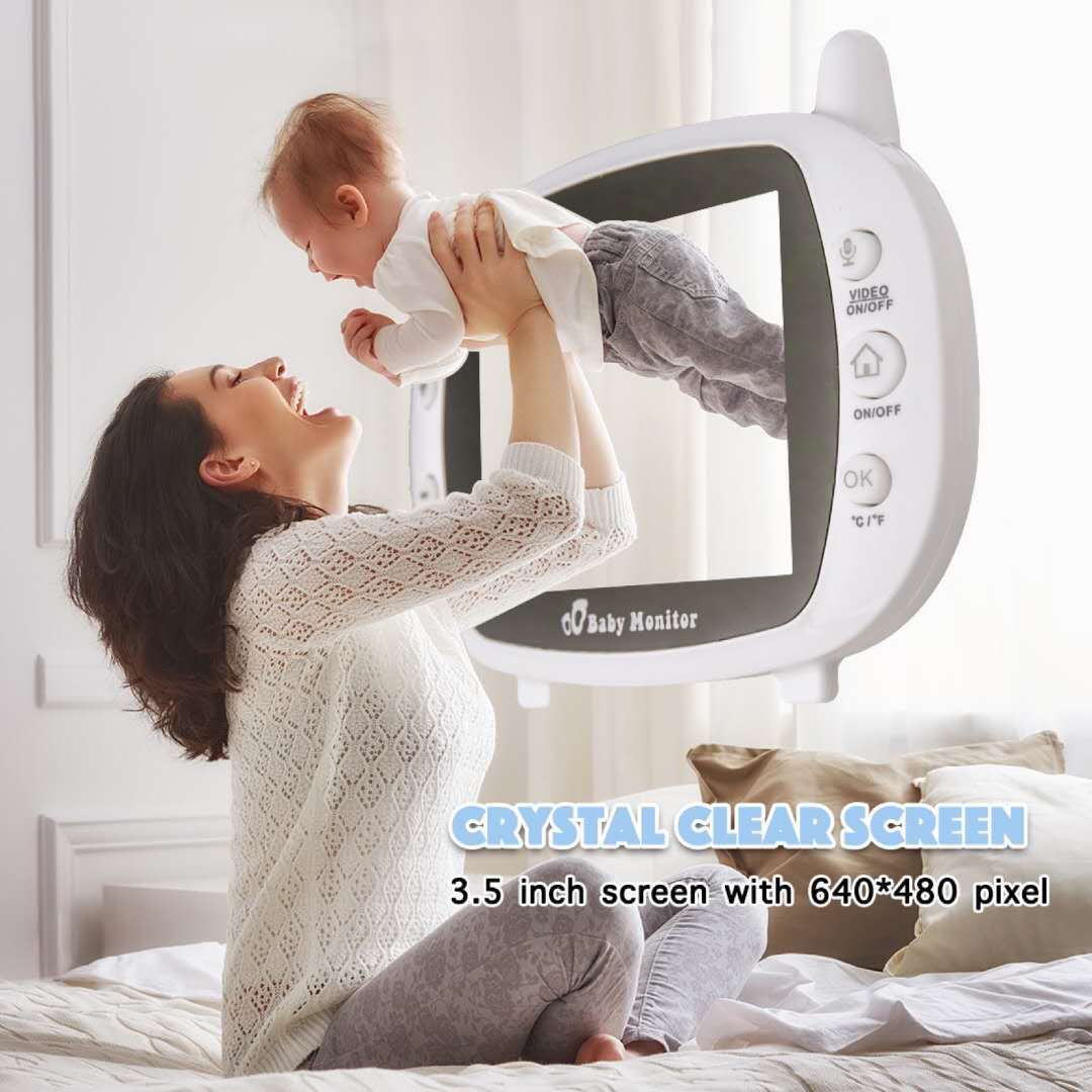 Monitor de Vídeo Inalámbrico para Bebés (3.5")